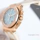 Super Clone Audemars Piguet Royal Oak Offshore Lady 37 Sky Blue Dial Rose Gold Diamond-set (6)_th.jpg